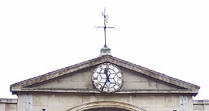 The Town Hall clock today