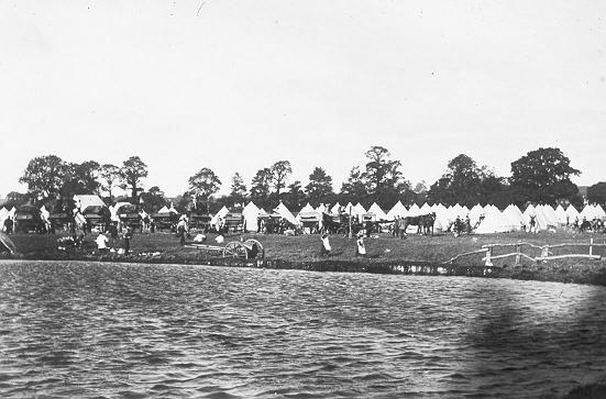 Encamped at the Wellhead field in 1897