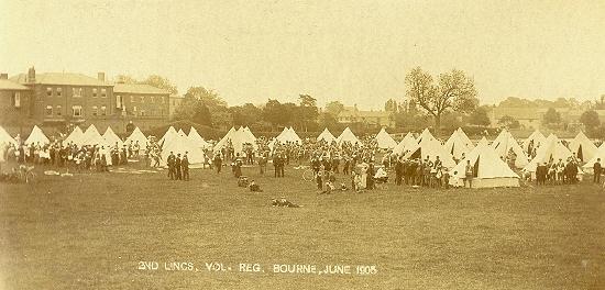 Under canvas in 1905