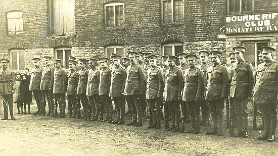 The Volunteers on parade