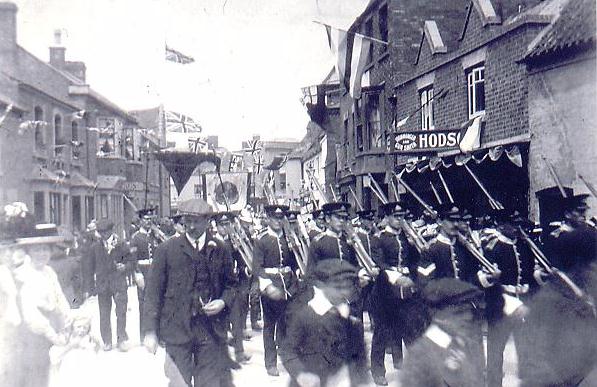 Royal proclamation parade in 1910