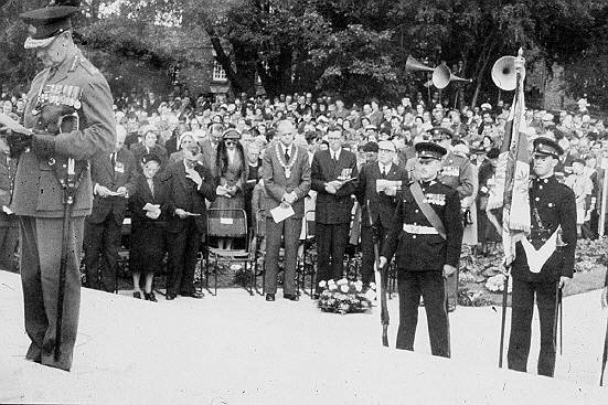 War Memorial dedication