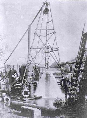 Manning Road borehole in 1894