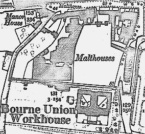 The workhouse on the map