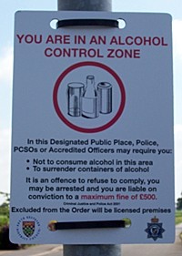 Sign in Mill Drove