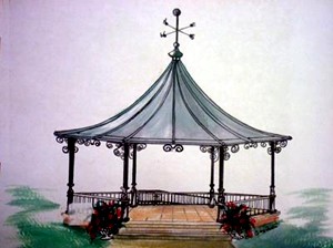 Artist's impression of the proposed bandstand