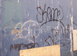 Graffiti in Wherry's Lane