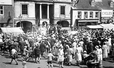 Market day in 1920