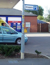 Parking directions in North Street