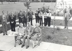 Memorial garden opening