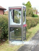 Northfields payphone in 2002