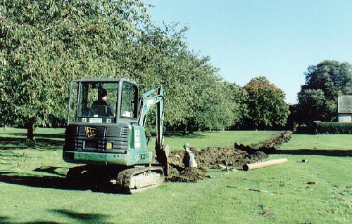 Wellhead excavation