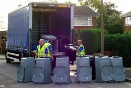 Wheelie bin delivery