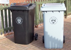 The new wheelie bins