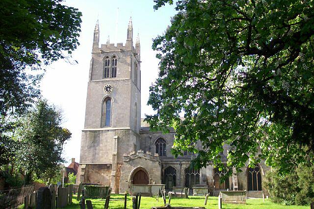 Bourne Abbey photographed in May 2003